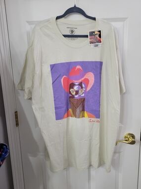 Organic Cotton Orville Peck Short Sleeve Graphic Tee - Cream Unisex